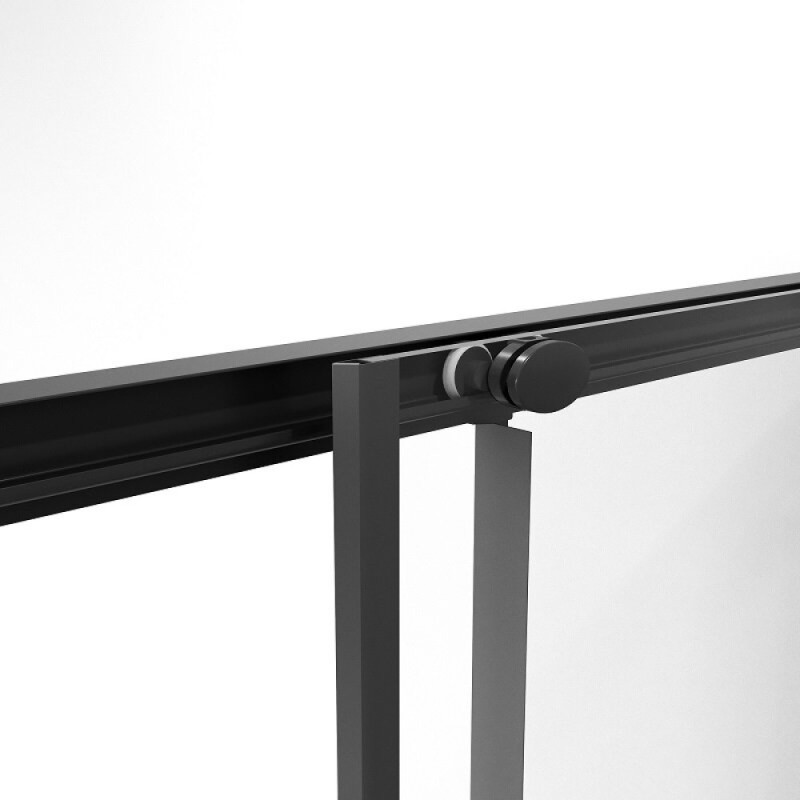 Душевой уголок Niagara Nova NG-6829-34BLACK, 90 х 90 см, стекло прозрачное, профиль черный матовый