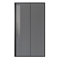Душевая дверь в нишу Niagara Nova NG-85-12TB, 120 см, стекло тонированное, профиль черный матовый