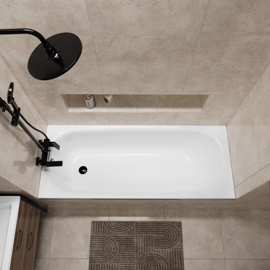 Ванна акриловая Niagara Brava NG-B15070, 150 х 70 см, белая