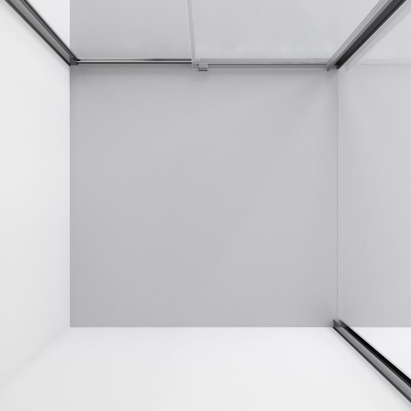 Душевая дверь Niagara NG-64-9A (90*195) хром, стекло прозрачное, 1 место