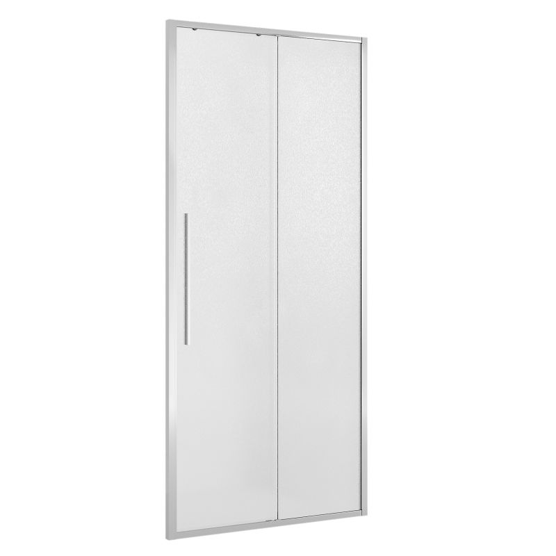 Душевая дверь Niagara NG-65-11CH (110*195) хром, стекло шиншилла, 1 место