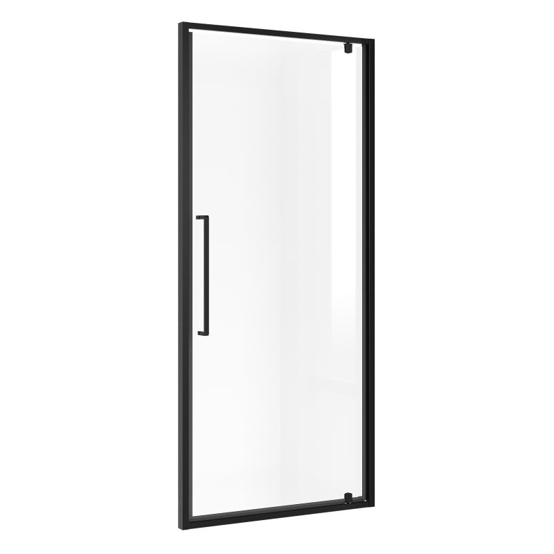 Душевая дверь Niagara NG-85-9AB (90*195) черный матовый, стекло прозрачное, 1 место