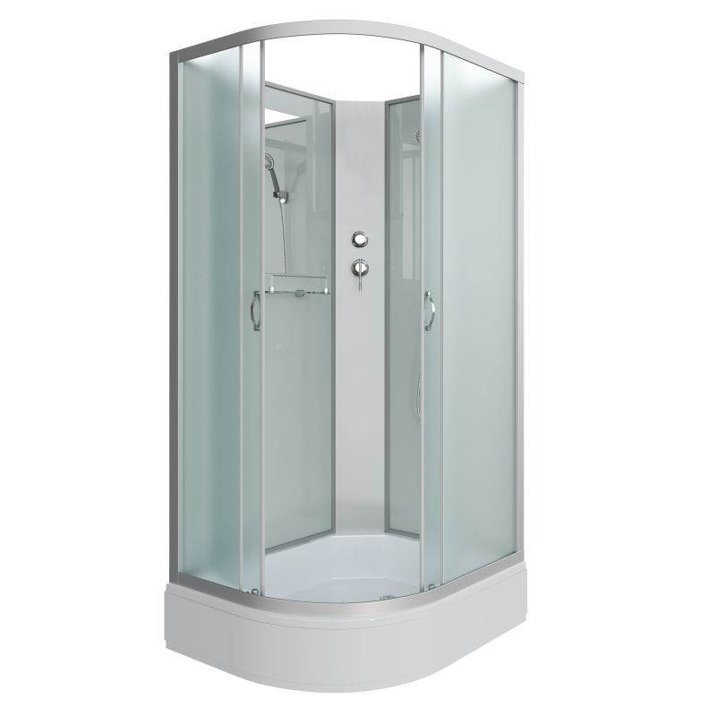 Душевая кабина NIAGARA Classic NG-33984-14RBK (900х800х2000) средний поддон (26см) стекло МАТОВОЕ 4 места Душевая кабина NIAGARA Classic NG-33984-14RBK (900х800х2000) средний поддон (26см) стекло МАТОВОЕ 4 места
