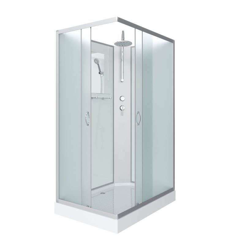 Душевая кабина NIAGARA Classic NG-43295-14QBKT (1200х900х2100-2400) низкий поддон(13см) стекло МАТОВОЕ 3 места Душевая кабина NIAGARA Classic NG-43295-14QBKT (1200х900х2100-2400) низкий поддон(13см) стекло МАТОВОЕ 3 места