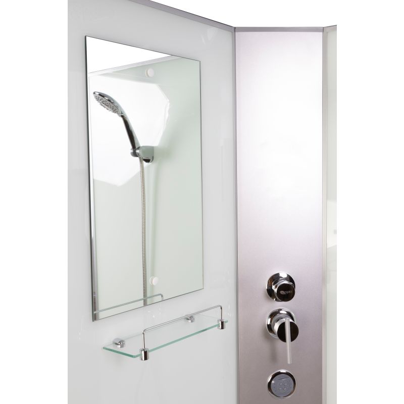 Душевая кабина NIAGARA Classic NG-2308-14BKG (900х900х2000) высокий поддон(40см) стекло МАТОВОЕ 4 места