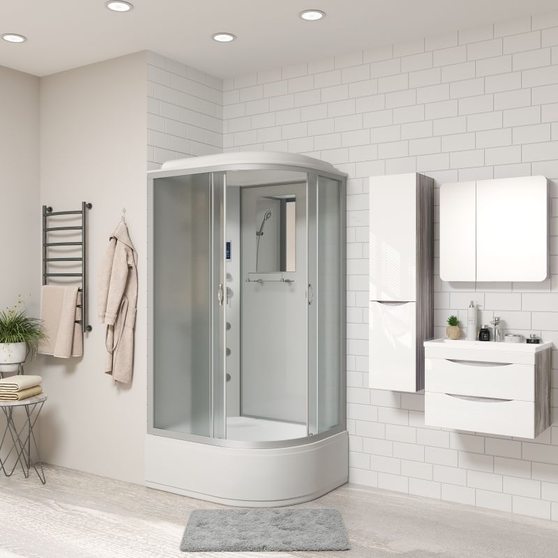 Душевая кабина NIAGARA Classic NG-2310-14LF (1200х800х2150) высокий поддон(40см) стекло МАТОВОЕ 4 места