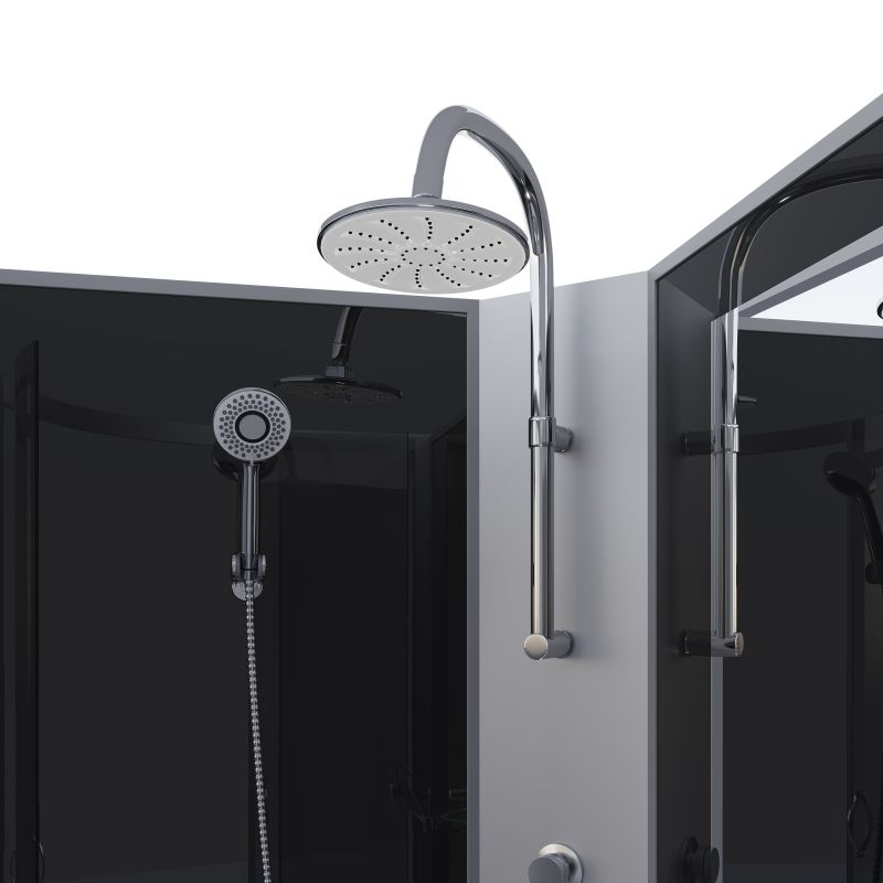 Душевая кабина NIAGARA Classic NG-3501-14BKT (900х900х2100-2400) средний поддон(26см) стекло ТОНИРОВАННОЕ 4 места