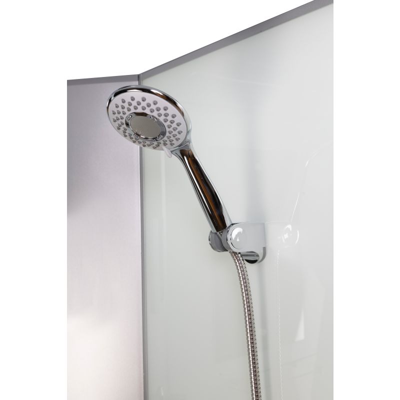 Душевая кабина NIAGARA Classic NG-3312-14RBKTG (1200х800х2100-2400) низкий поддон(13см) стекло МАТОВОЕ 3 места