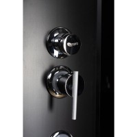 Душевая кабина NIAGARA Classic NG-6501-14BKTG (900х900х2100-2400) средний поддон(26см) стекло ТОНИРОВАННОЕ алюм черный 4 места