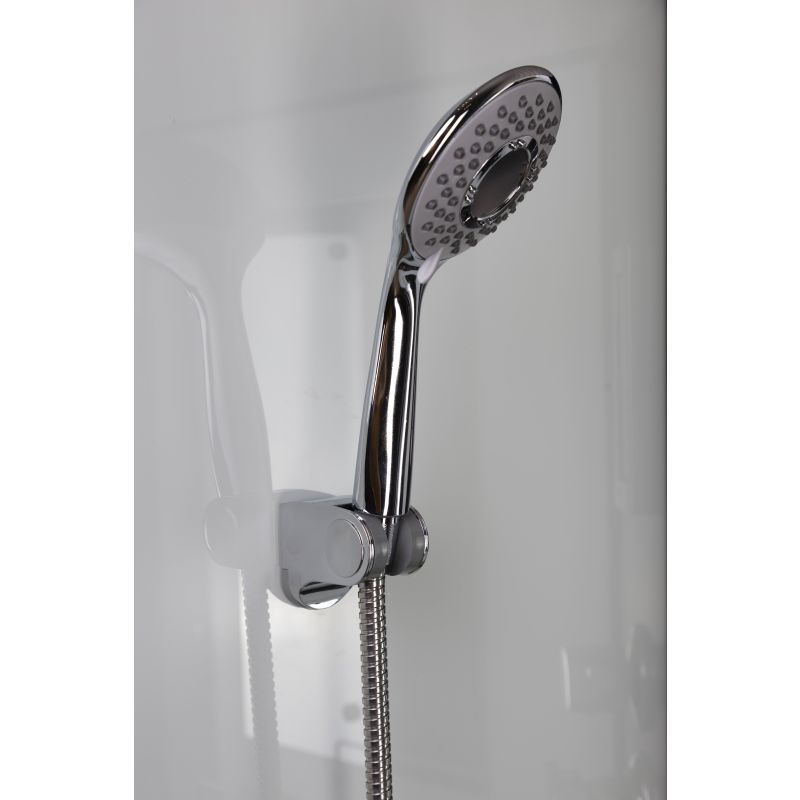 Душевая кабина NIAGARA Classic NG-6708-14BKTG (900х900х2100-2400) высокий поддон(40см) стекло ПРОЗРАЧНОЕ черные профиля 4 места