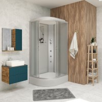 Душевая кабина NIAGARA Classic NG-33084-14RG (1000х800х2150) средний поддон (26см) стекло МАТОВОЕ 4 места