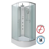 Душевая кабина NIAGARA Classic NG-33294-14LBKTG (1200х900х2100-2400) средний поддон (26см) стекло МАТОВОЕ 4 места