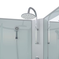 Душевая кабина NIAGARA Classic NG-33394-14RBKTG (1300х900х2100-2400) средний поддон (26см) стекло МАТОВОЕ 4 места