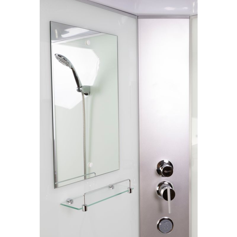 Душевая кабина NIAGARA Classic NG-43185-14QG (1100х800х2150) низкий поддон(13см) стекло МАТОВОЕ 3 места