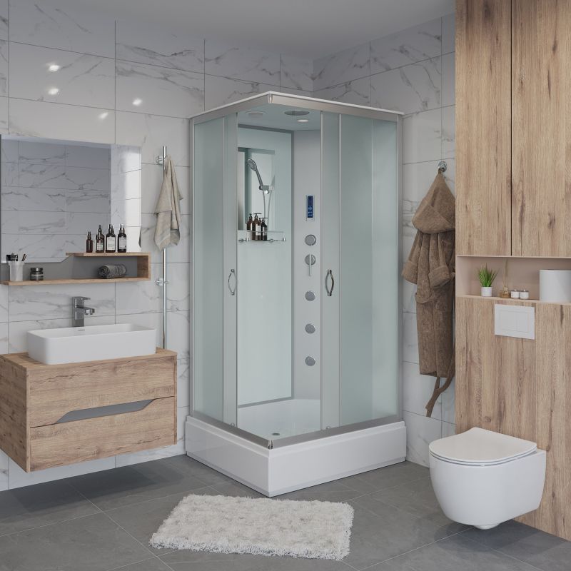 Душевая кабина NIAGARA Classic NG-33974-14QF (900х700х2150) средний поддон (26см) стекло МАТОВОЕ 4 места