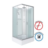 Душевая кабина NIAGARA Classic NG-33084-14QBKT (1000х800х2100-2400) средний поддон (26см) стекло МАТОВОЕ 4 места