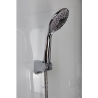 Душевая кабина NIAGARA Classic NG-6709-14BKG (1000х1000х2150)высокий поддон(45см) стекло ПРОЗРАЧНОЕ черные профиля 4 мест