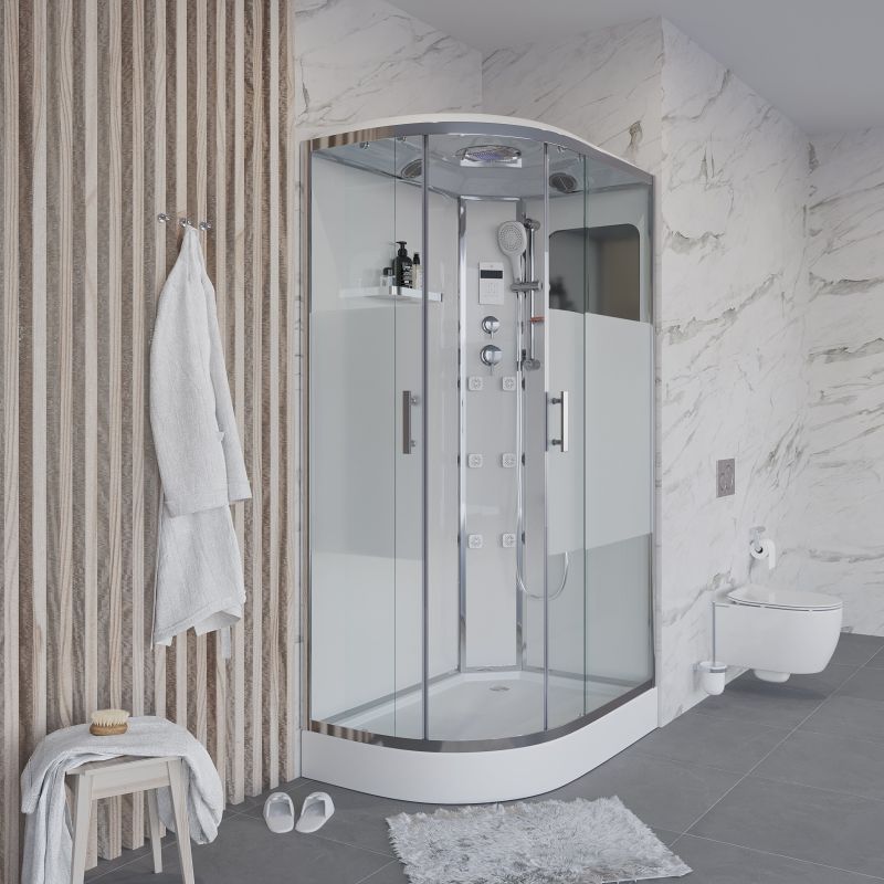 Душевая кабина NIAGARA ULTRA NG-303-01R (1200х800х2200) низкий поддон(16см) 4 места