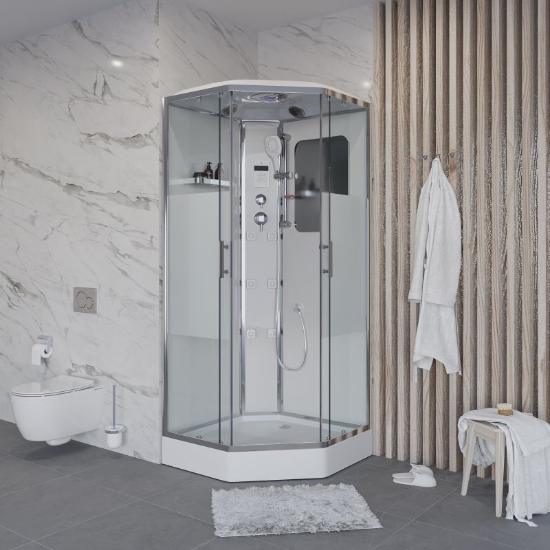 Душевая кабина NIAGARA ULTRA NG-306-01 (900х900х2200) низкий поддон(16см) 4 места