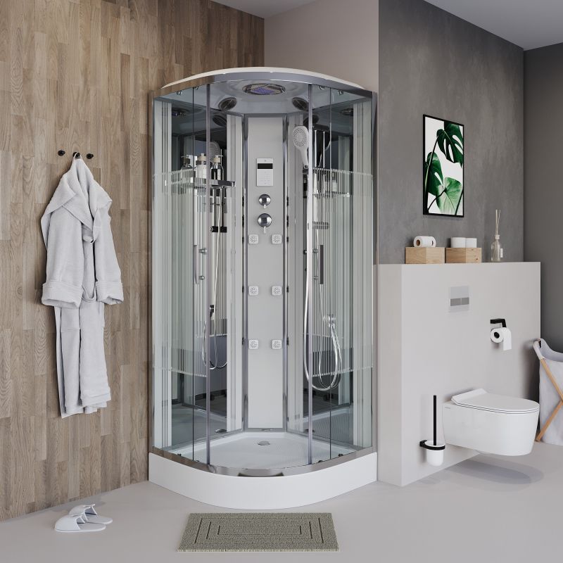 Душевая кабина NIAGARA ULTRA NG-7012-01 (1200х1200х2200) низкий поддон(16см) 4 места