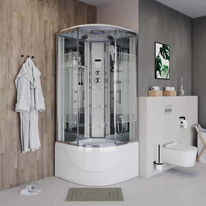 Душевая кабина NIAGARA ULTRA NG-709-01 (1000х1000х2200) высокий поддон(48см) 4 места