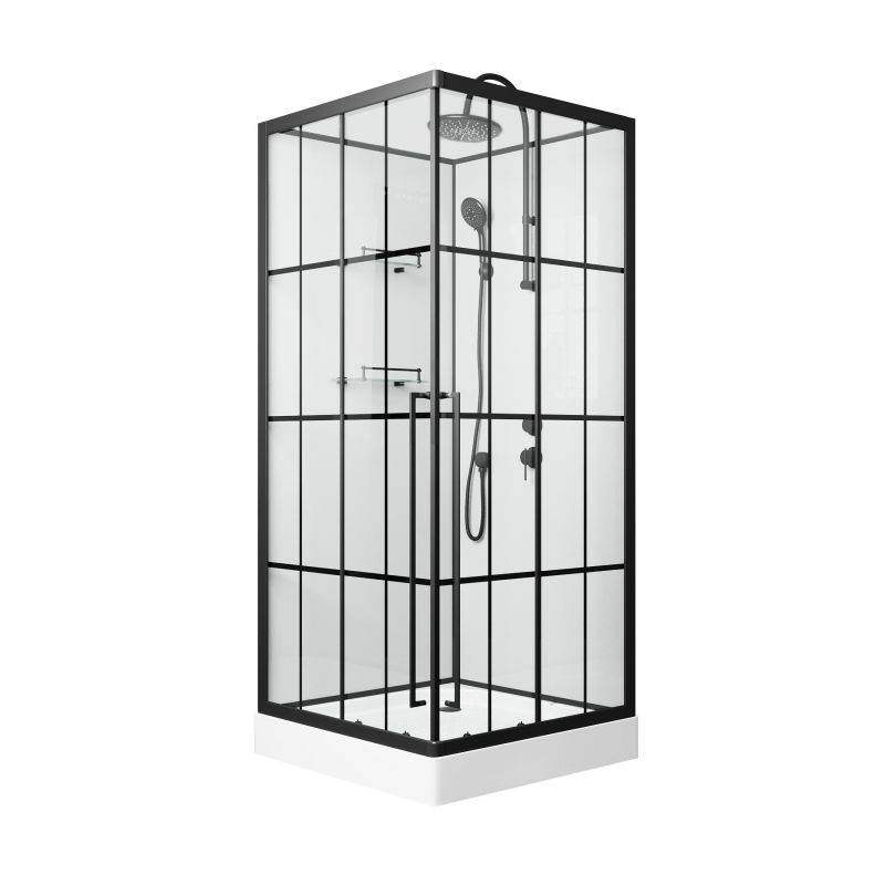 Душевая кабина Niagara Standart ST100/15QR/KL/BKT (1000х1000х2250) 3 места