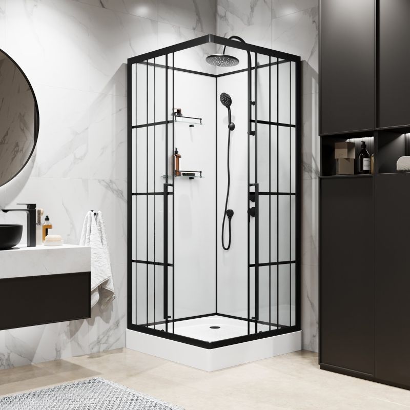 Душевая кабина Niagara Standart ST100/15QR/KL/BKT (1000х1000х2250) 3 места