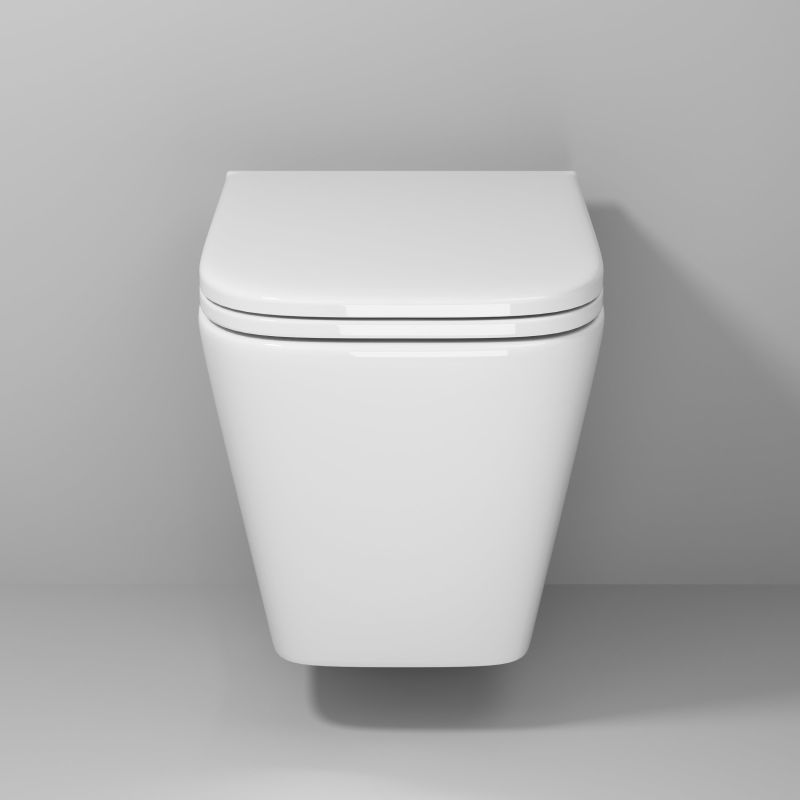 Унитаз Atrio NG-9303 (520*360*365) подвесной БЕЗОБОДКОВЫЙ с тонкой крышкой, 1 место