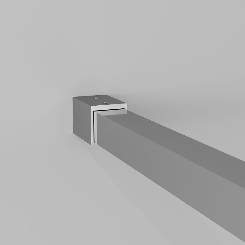 Душевая перегородка Niagara NG-660-10 (100*195) хром, стекло прозрачное с рисунком, 1 место