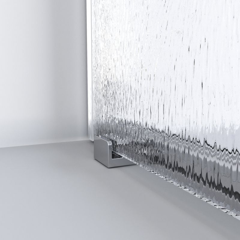 Душевой уголок Niagara NG-3622-34 (80*80*195) квадрат, раздвижная, хром, стекло шиншилла,1 место