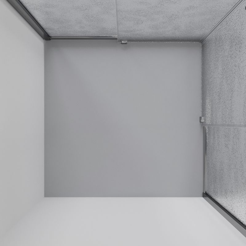 Душевой уголок Niagara NG-3622-34 (80*80*195) квадрат, раздвижная, хром, стекло шиншилла,1 место