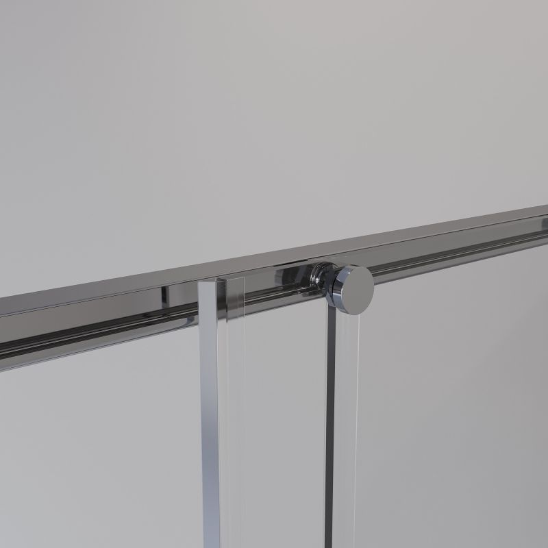 Душевой уголок Niagara NG-6623-34 (90*90*195) квадрат, раздвижная, хром, стекло прозрачное, 1 место