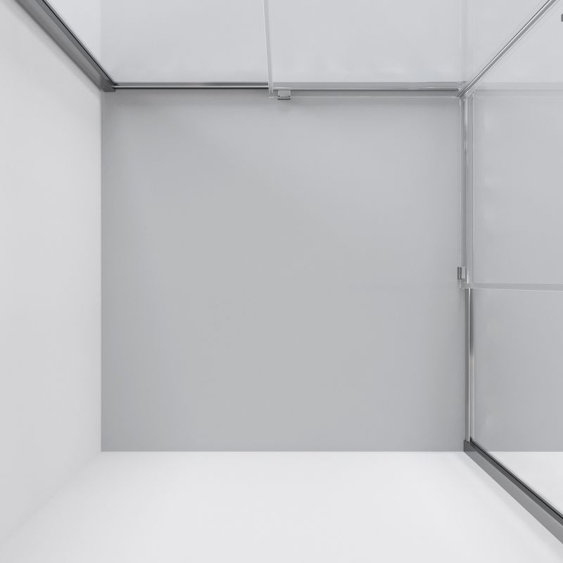 Душевой уголок Niagara NG-6624-34 (100*100*195) квадрат, раздвижная, хром, стекло прозрачное, 1 место