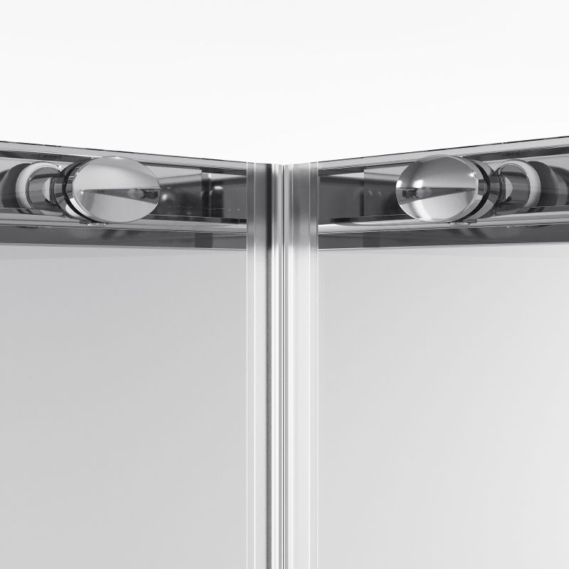 Душевой уголок Niagara NG-6628-34 (80*80*195) квадрат, раздвижная, хром, стекло прозрачное,1 место