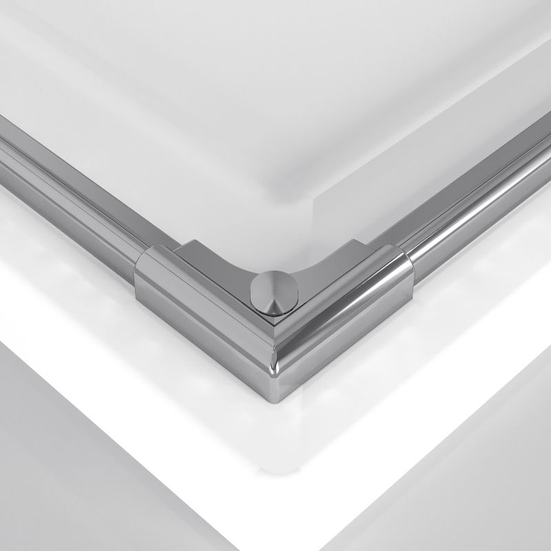 Душевой уголок Niagara NG-6628-34 (80*80*195) квадрат, раздвижная, хром, стекло прозрачное,1 место