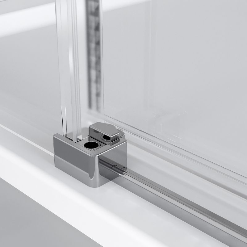 Душевой уголок Niagara NG-6629-34 (90*90*195) квадрат, раздвижная, хром, стекло прозрачное,1 место