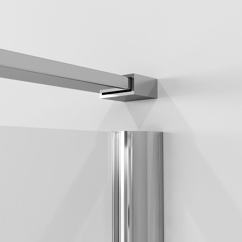 Душевой уголок Niagara NG-6631-34 (90*90*195) квадрат, распашная, хром, стекло прозрачное,1 место