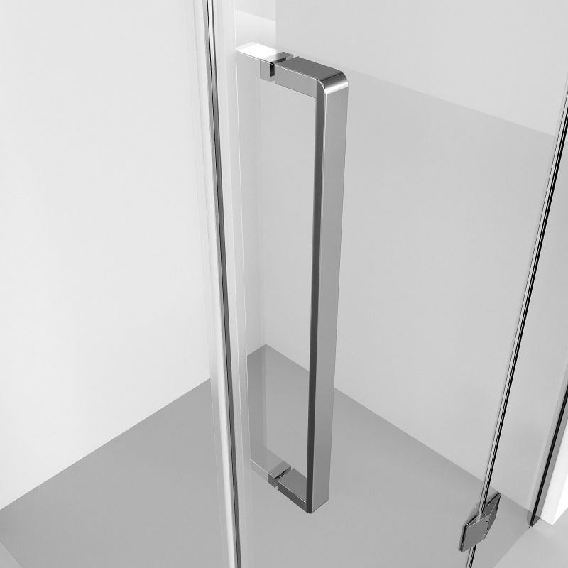 Душевой уголок Niagara NG-6632-34 (100*100*195) квадрат, распашная, хром, стекло прозрачное,1 место