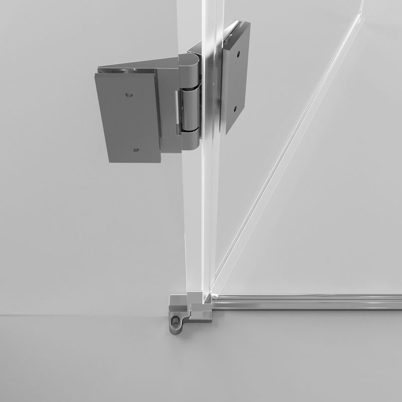 Душевой уголок Niagara NG-6632-34 (100*100*195) квадрат, распашная, хром, стекло прозрачное,1 место