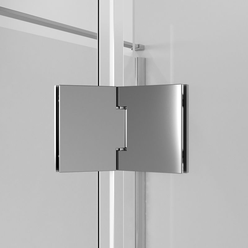 Душевой уголок Niagara NG-6632-34 (100*100*195) квадрат, распашная, хром, стекло прозрачное,1 место