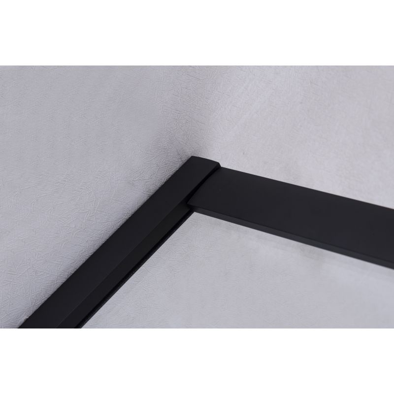 Душевой уголок Niagara NG-6821-08 BLACK (120*80*190) полукруг, двери раздвижные, 1 место