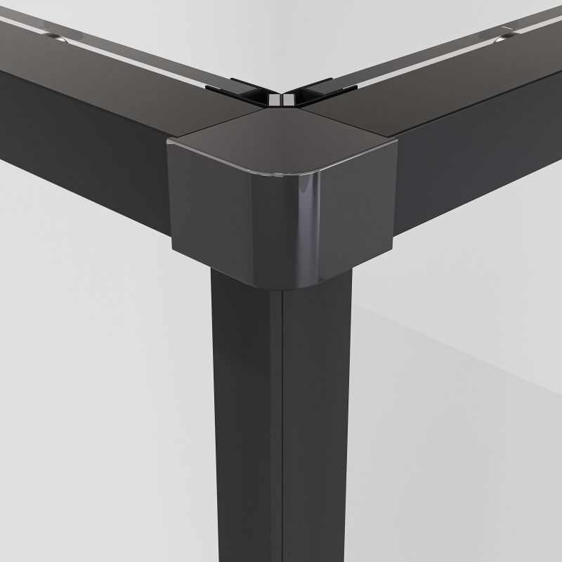 Душевой уголок Niagara NG-6823-34BLACK (90*90*195) квадрат, раздвижная, черный матов., стекло прозрач, 1 ме