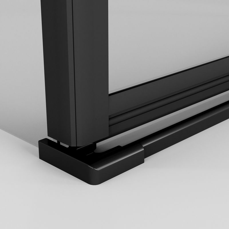 Душевой уголок Niagara NG-6831-34BLACK (90*90*195) квадрат, распашная, черный матовый, стекло прозрачн,1 ме