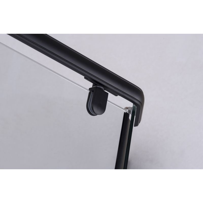 Душевой уголок Niagara NG-6834-08 BLACK (100*100*195) трапеция, дверь распашная, 1 место