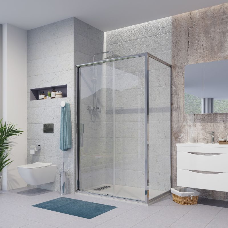 Душевой уголок Niagara NG-62-13A-A90 (130*90*195) прямоугольник, дверь раздвижная, 2 места