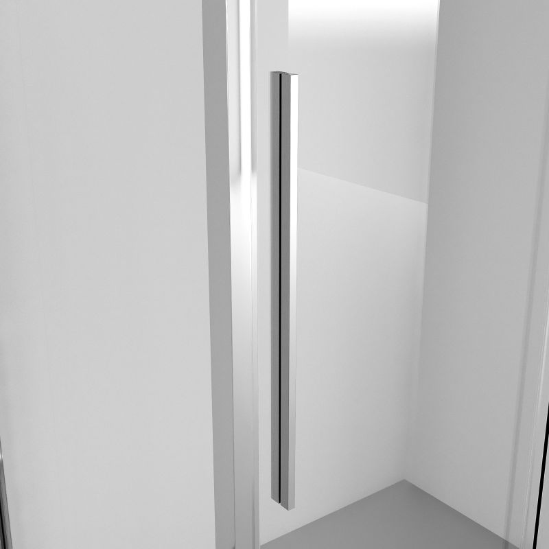 Душевой уголок Niagara NG-64-9A-A80-34 (90*80*195) прямоугольник,раздвижная,хром,стекло прозрачное,2места