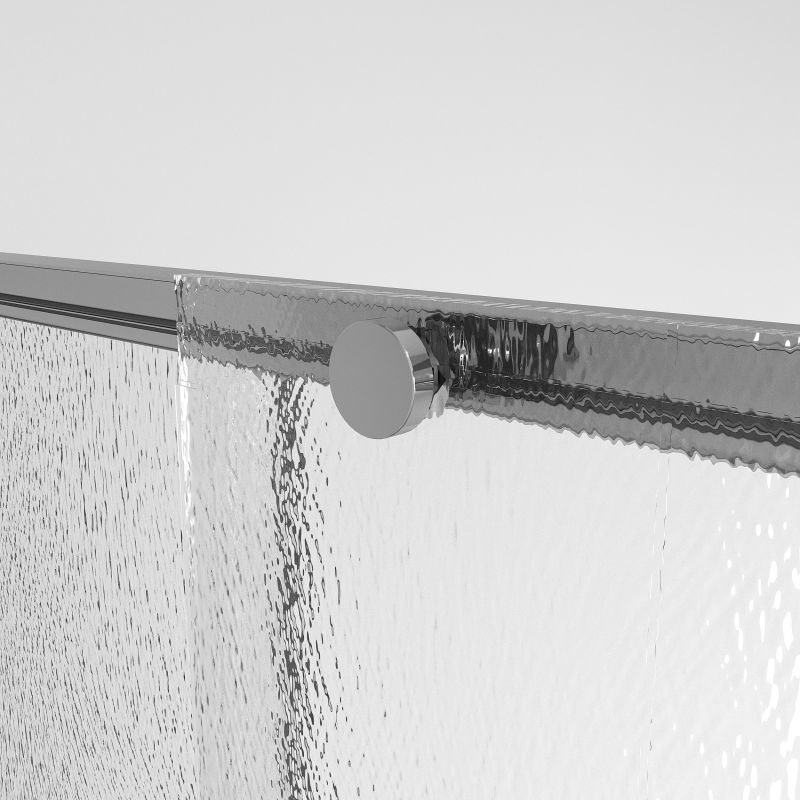 Душевой уголок Niagara NG-65-11CH-CH80-34 (110*80*195) прямоугольник,раздвижная,хром,стекло шиншилла,2 места