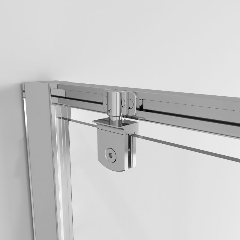 Душевой уголок Niagara NG-66-11A-A80-34 (110*80*195) прямоугольник,распашная,хром,стекло прозрачное,2 места