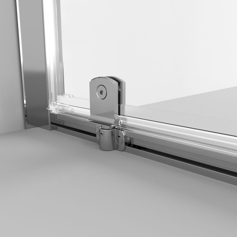 Душевой уголок Niagara NG-66-8A-A90-34 (80*90*195) прямоугольник,распашная,хром,стекло прозрачное,2 места