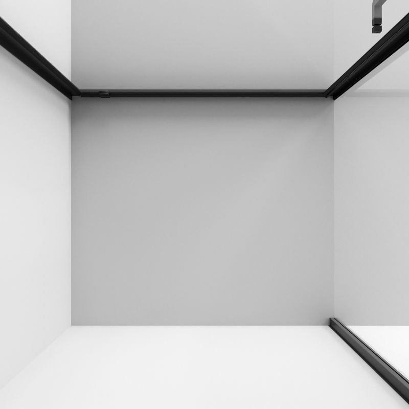 Душевой уголок Niagara NG-85-10AB-A100B-34 (100*100*195) квадрат,распашн,черный матов,стекло прозрачн,2 мест